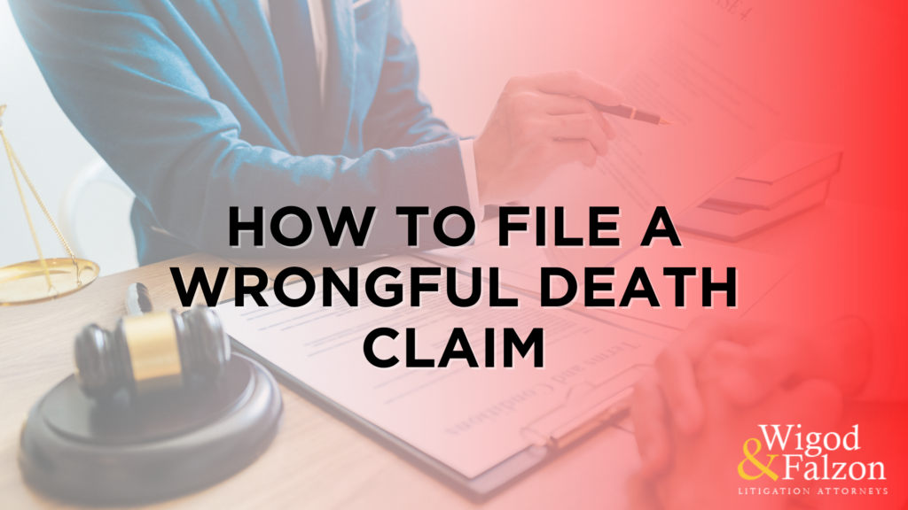 how to file a wrongful death claim