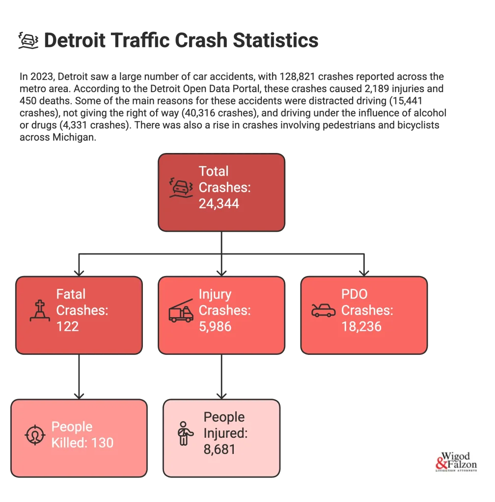detroit traffic crash statistics